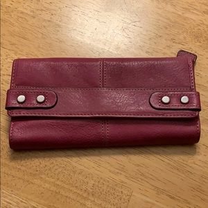 Pink Fossil Wallet